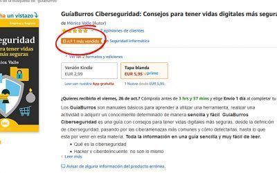 GuíaBurros Ciberseguridad, Nº1 en ventas en Amazon