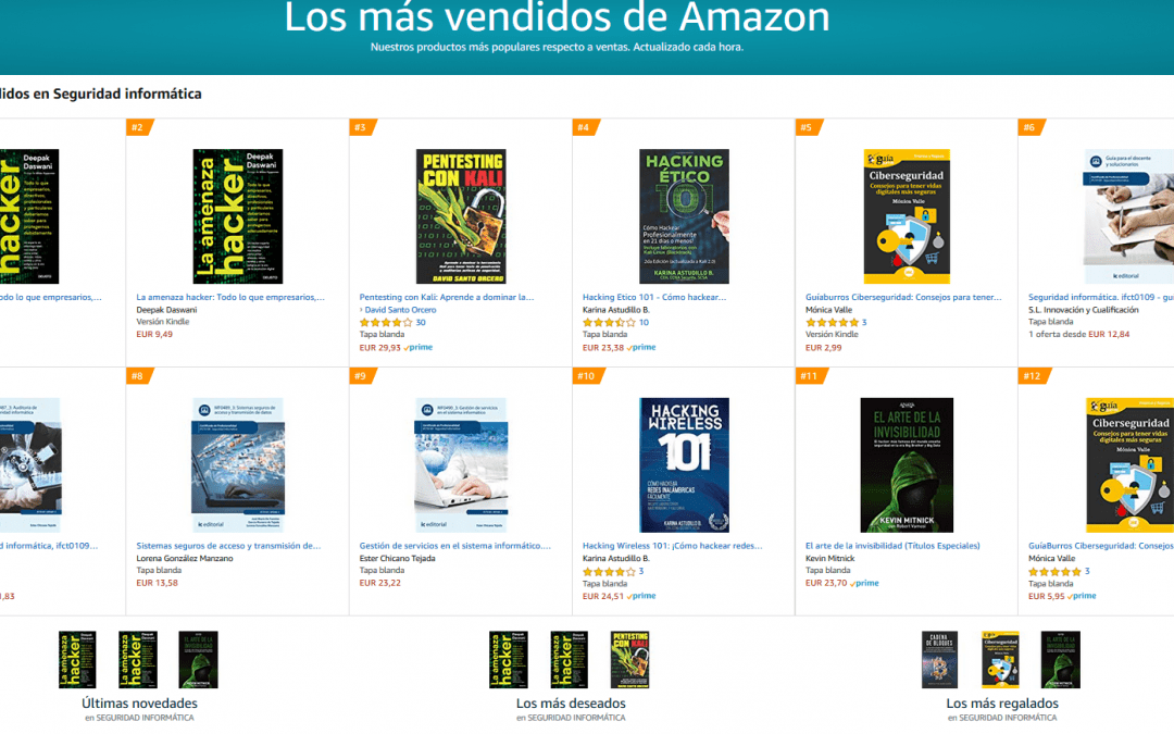 El GuíaBurros: Ciberseguridad, de la periodista Mónica Valle, entre los libros más vendidos sobre seguridad informática