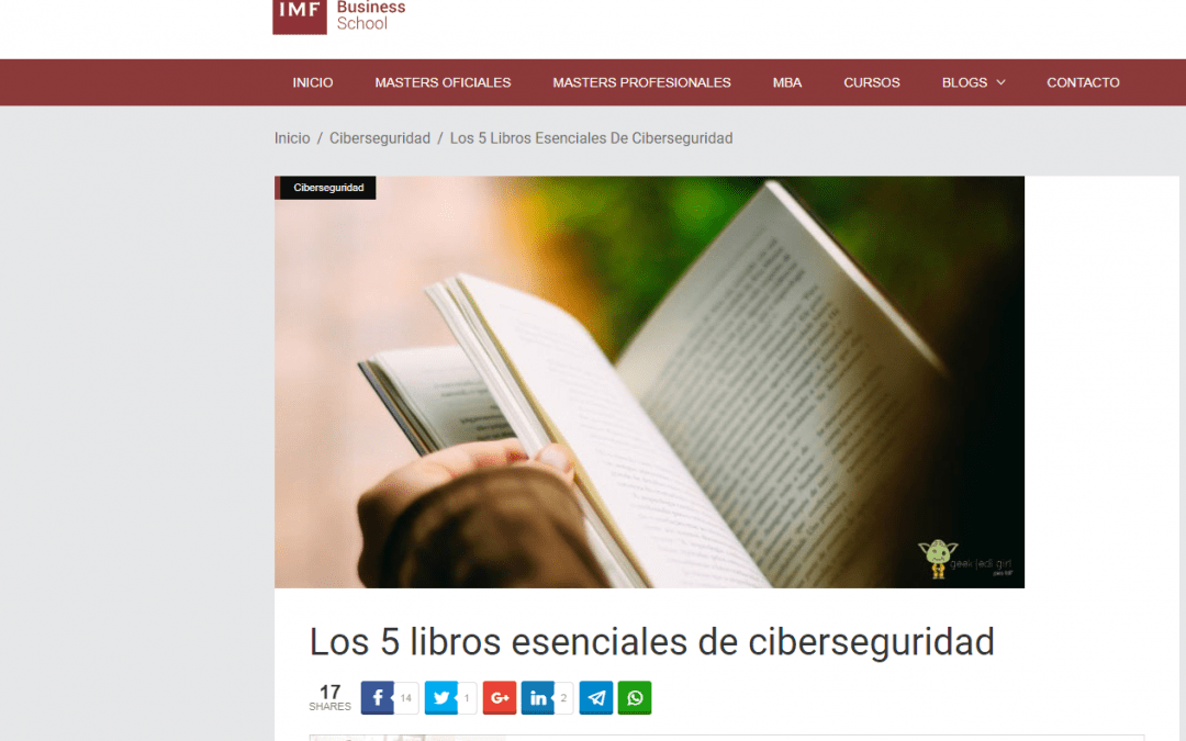 El GuíaBurros: Ciberseguridad, de la periodista Mónica Valle, recomendado por Blogs.imf-formacion